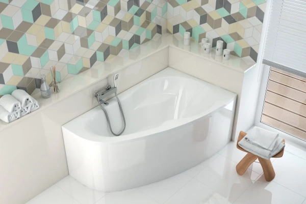 Акриловая ванна 150x95 см правая Excellent Newa Plus WAEX.NEP15WH