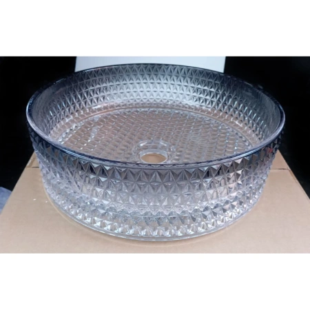 Раковина-чаша CeramaLux GL10 36x36 см, накладная, графит