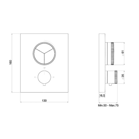 Смеситель для душа Almar Core E176683.NB сталь