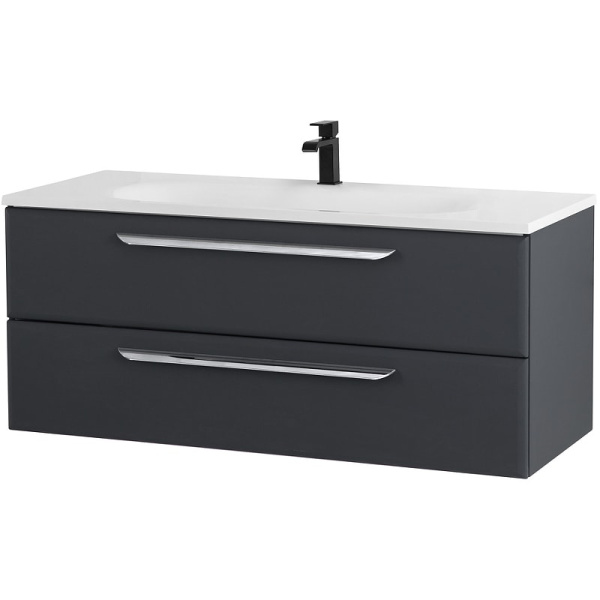 Тумба под раковину Cezares Eco 120 ECO-1200-2C-SO-GR-P графит