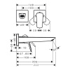 Смеситель для раковины hansgrohe Logis 71256670 черный матовый