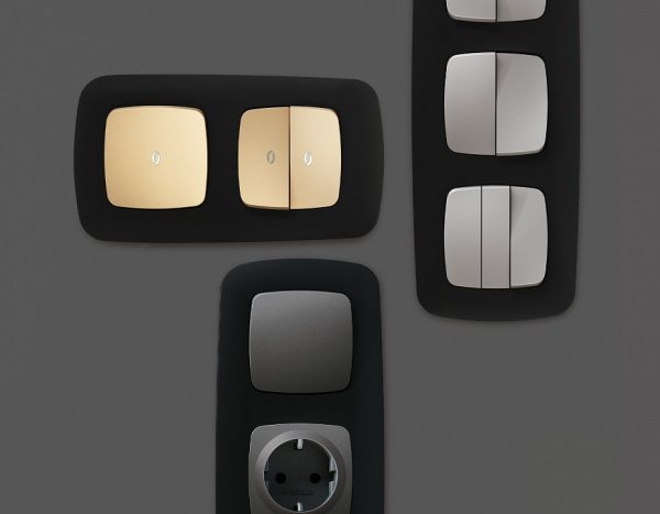 Рамка на 3 поста Ambrella Volt Ecta OF140703