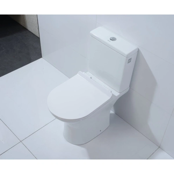 Унитаз-компакт Orans 9902WM безободковый, с сиденьем микролифт, белый