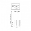Подвесная люстра Lightstar Tubo L5T747147