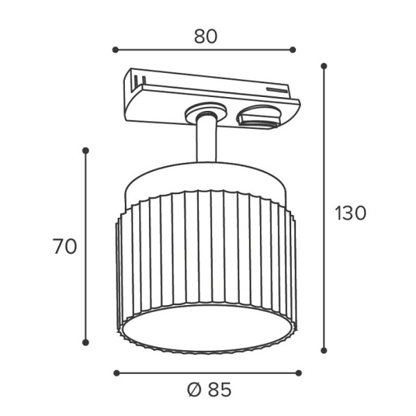 Светильник на штанге Wolta MUSE WTL-GX53/19WG