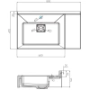 Раковина 80x47 см Акватон Сакура 1A71993KSK010