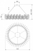 Подвесной светильник Bogate's Farfalla 90375/1