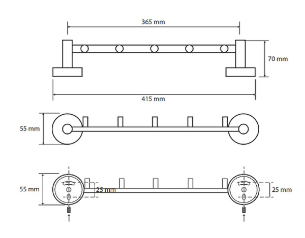 Крючок Bemeta Omega 104105112