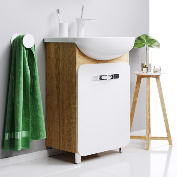 Тумба под раковину AQWELLA Vega 50 (Veg.01.05) дуб сонома