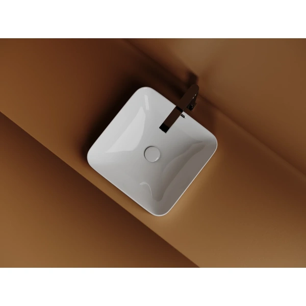Раковина Ceramica Nova Element CN6077 43,8x43,8 см, встраиваемая сверху, белый