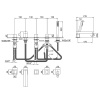 Смеситель для ванны Fantini Mint 34 02 F165