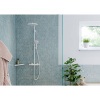 Душевая стойка Hansgrohe Croma Select S 26891700 с термостатом белая матовая