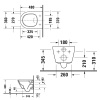 Подвесной унитаз Duravit D-Neo 45870900A1 с крышкой-сиденьем