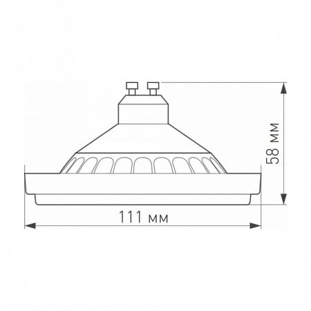 Лампа светодиодная Arlight UNIT GU10 15Вт 4000K 025624