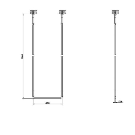Полотенцедержатель Gessi Goccia 38144#031