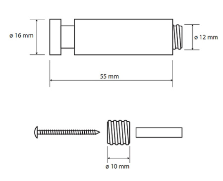 Крючок Bemeta Omega 104506082