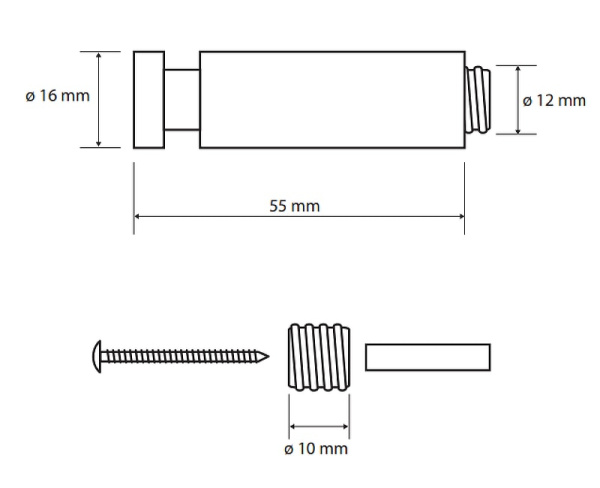 Крючок Bemeta Omega 104506082