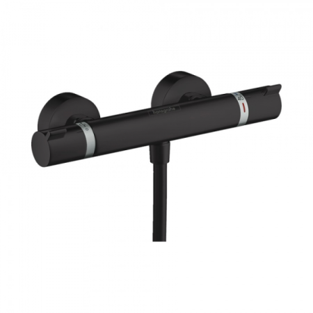 Смеситель для душа с термостатом hansgrohe Ecostat Comfort 13116670 внешнего монтажа черный матовый