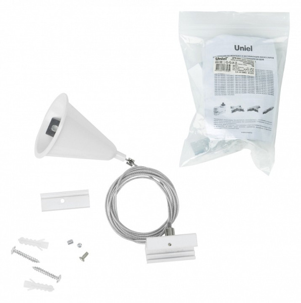 Подвес для трека Uniel UFB-H41 WHITE 1 POLYBAG UL-00010400
