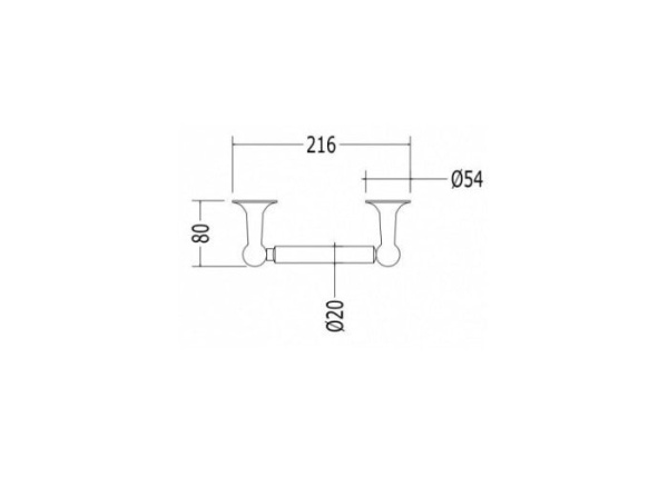 Держатель туалетной бумаги Devon&Devon New York NY111CR