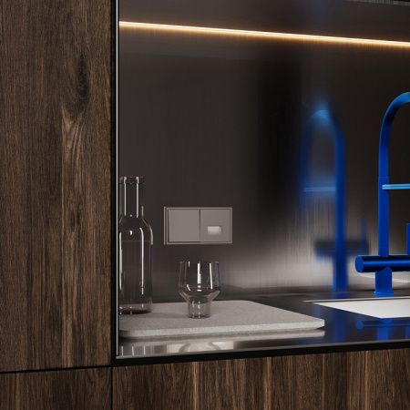 Накладка для заглушки для поста с подсветкой и с датчиком Voltum S70 VLS002414