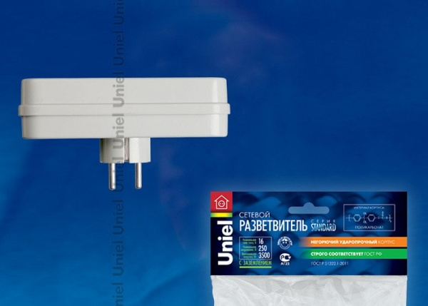 Розетка Uniel Стандарт с/з 6706