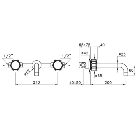 Смеситель для раковины Stella Timeaster TD 01003 CR00N
