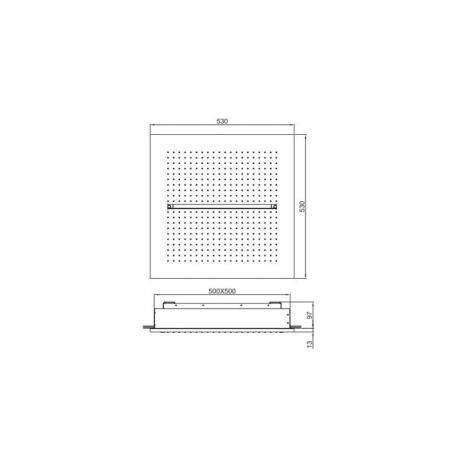 Верхний душ Fantini Acqua Zone 75 13 C032 белый