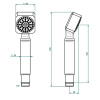 Душевая лейка THG Mtropolis cristal clair A2A.A02.66