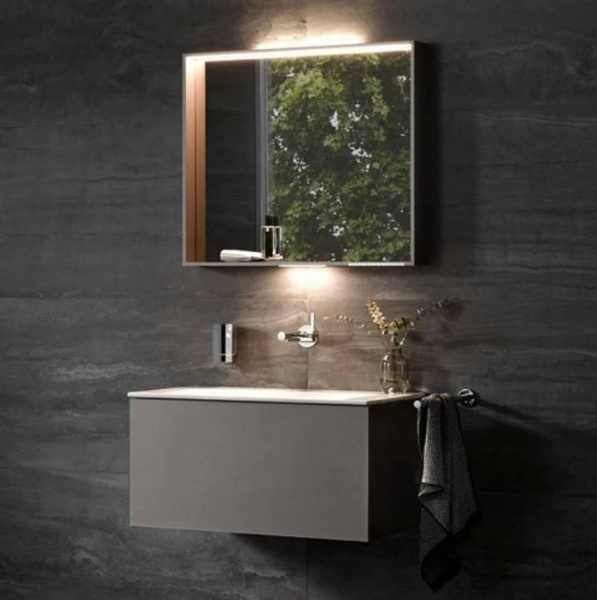 Тумба под раковину Keuco Plan 80 32961290000 инокс матовый