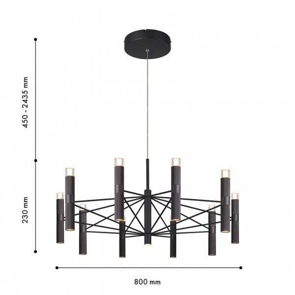 Подвесная люстра Favourite Blick 4758-10P