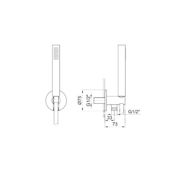 Душевой гарнитур Fantini AL/23 81 02 8062