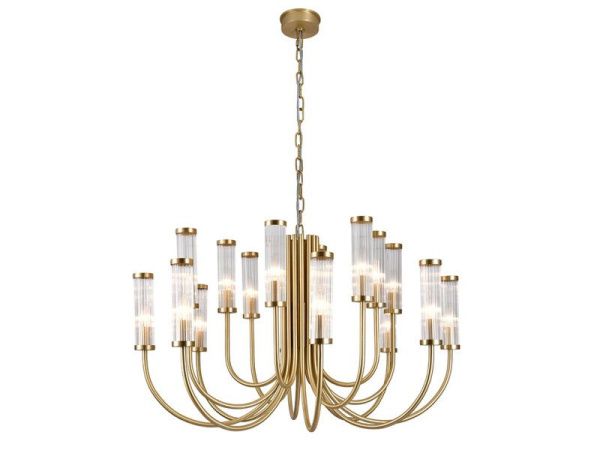 Подвесная люстра Newport 4550 4558/C brass