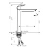 Смеситель для раковины hansgrohe Logis 71258670 черный матовый