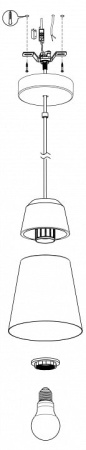 Подвесной светильник Eglo Canterras 99544