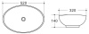 Накладная раковина BelBagno BB1147