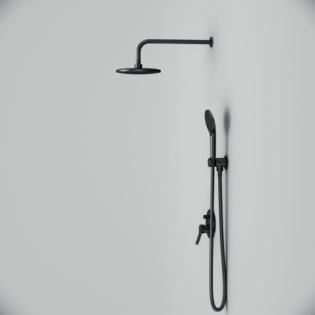 Душевой комплект AM.PM X-Joy TouchReel FP85A1RH22 черный матовый