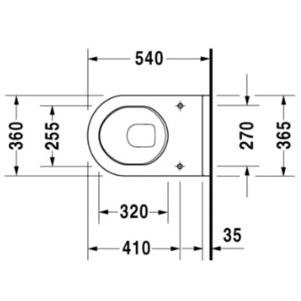 Унитаз подвесной Duravit Starck 3 42000900A1 с сиденьем микролифт, альпийский белый