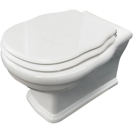 Унитаз подвесной BelBagno Boheme BB115CH безободковый, белый