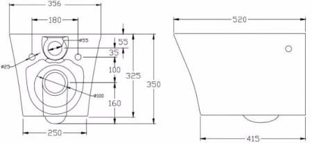 Унитаз BelBagno Flay-R BB506CH