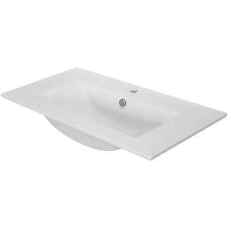 Раковина Misty Quadro QDR90SLWB01 90x47,5 см, накладная, белый