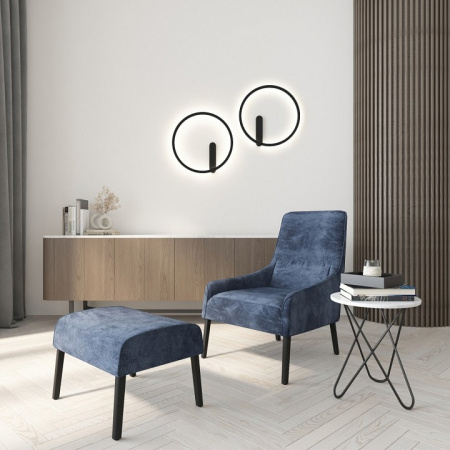 Накладной светильник Denkirs ROUND DK5035-BK