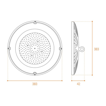 Встраиваемый светильник Wolta UFO UFO-200W/01