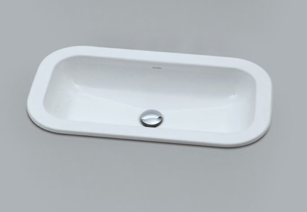 Раковина Azzurra Glaze 69 GLLI06938000BI (GLZ 69x38/IN bi)