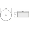 Раковина 40,5x40,5 см BelBagno BB1406
