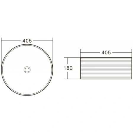 Раковина 40,5x40,5 см BelBagno BB1406