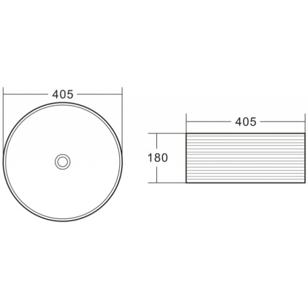 Раковина 40,5x40,5 см BelBagno BB1406