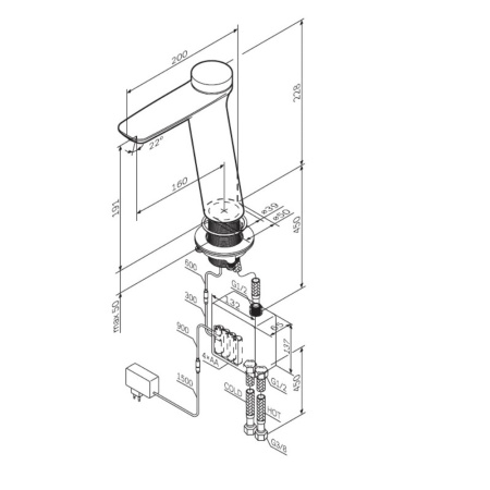 Смеситель для раковины AM.PM Inspire V2.0 F50A92400