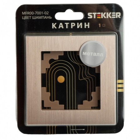 Рамка на 1 пост Stekker Катрин 50010