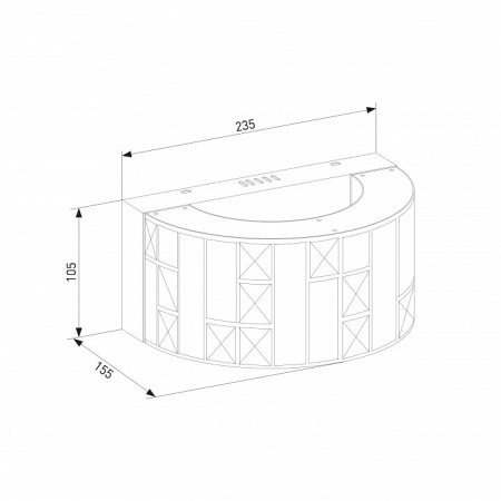 Накладной светильник Bogate's Cliff 473/1